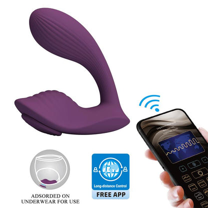 PRETTYLOVE - FRANZ VIBRADOR CON ESTIMULADOR DE BRAGUITA Y APP