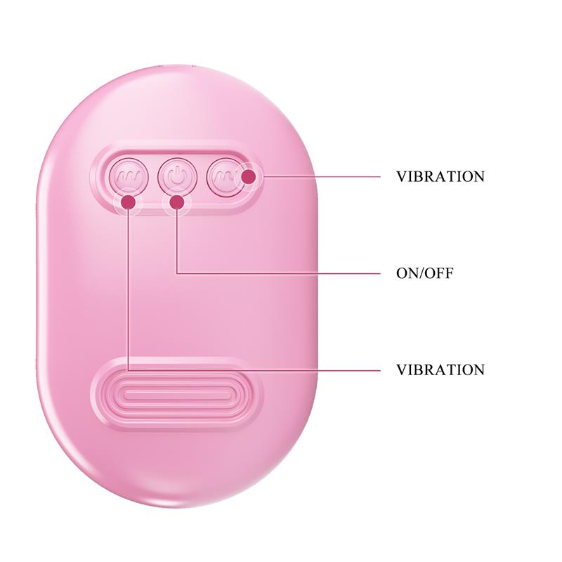 PRETTYLOVE - FUN BOX BALAS VIBRADORAS CON CONTROL REMOTO ROSA