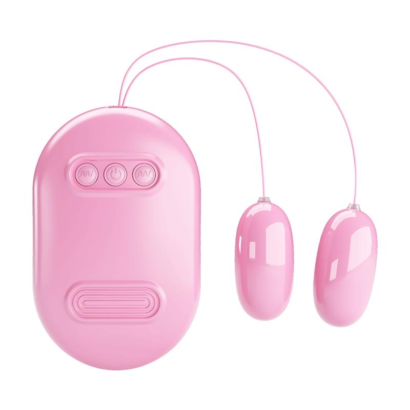 PRETTYLOVE - FUN BOX BALAS VIBRADORAS CON CONTROL REMOTO ROSA