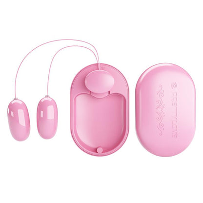 PRETTYLOVE - FUN BOX BALAS VIBRADORAS CON CONTROL REMOTO ROSA