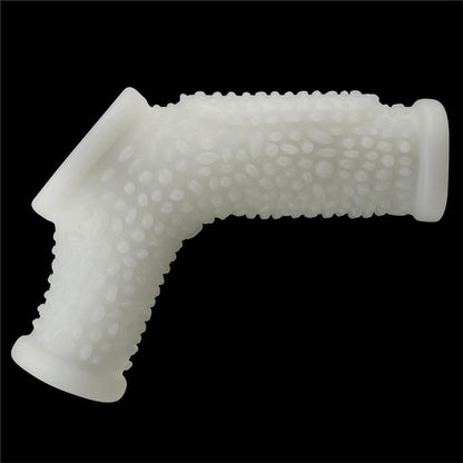 LOVETOY - FUNDA EL PENE Y TESTÍCULOS CON VIBRACIÓN DRIP KNIGHTS