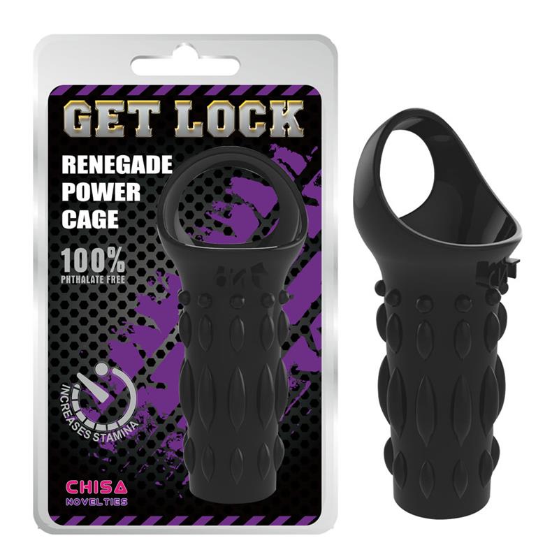 CHISA - FUNDA PARA EL PENE 11.5 CM NEGRO