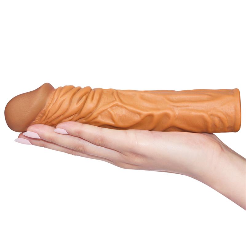 LOVETOY - FUNDA PARA EL PENE ADD 2 PLEASURE X TENDER MARRÓN