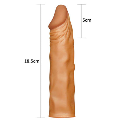 LOVETOY - FUNDA PARA EL PENE ADD 2 PLEASURE X TENDER MARRÓN