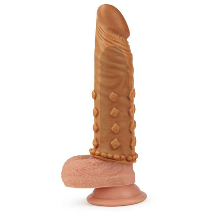 LOVETOY - FUNDA PARA EL PENE ADD 2 PLEASURE X TENDER MARRÓN