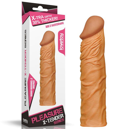 LOVETOY - FUNDA PARA EL PENE ADD 2 PLEASURE X TENDER MARRÓN