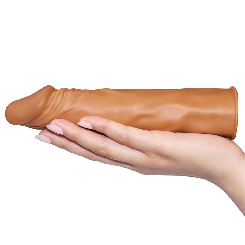 LOVETOY - FUNDA PARA EL PENE ADD 2 PLEASURE X TENDER MARRÓN