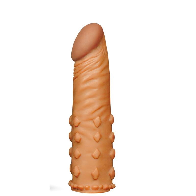LOVETOY - FUNDA PARA EL PENE ADD 2 PLEASURE X TENDER MARRÓN