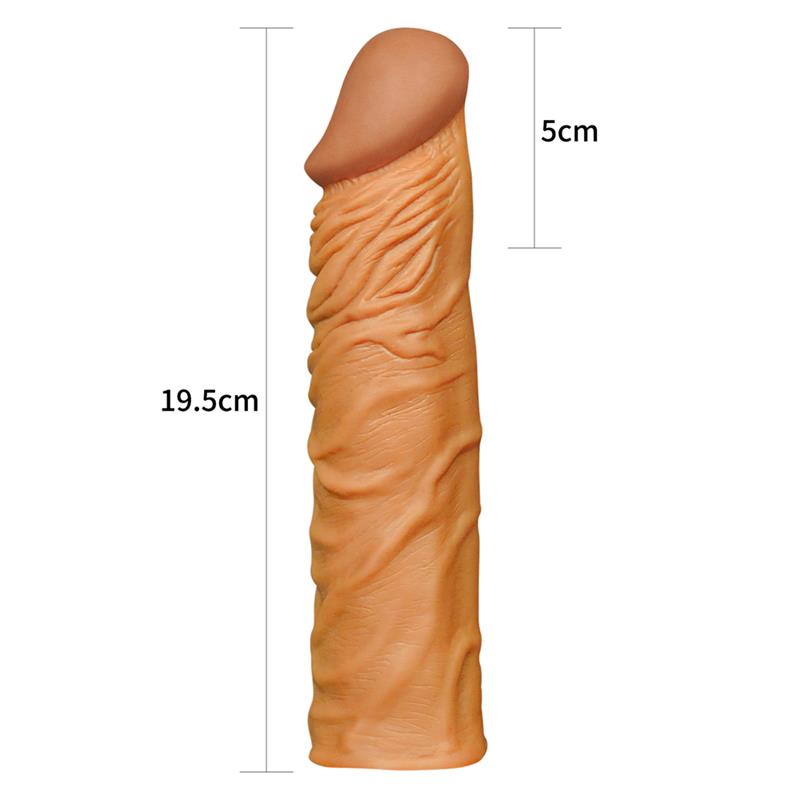 LOVETOY - FUNDA PARA EL PENE ADD 2 PLEASURE X TENDER MARRÓN