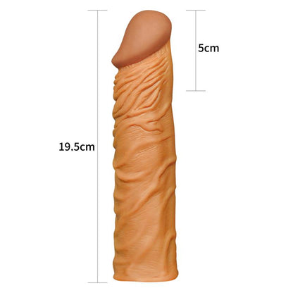 LOVETOY - FUNDA PARA EL PENE ADD 2 PLEASURE X TENDER MARRÓN