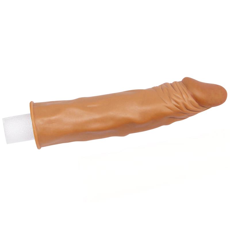LOVETOY - FUNDA PARA EL PENE ADD 2 PLEASURE X TENDER MARRÓN