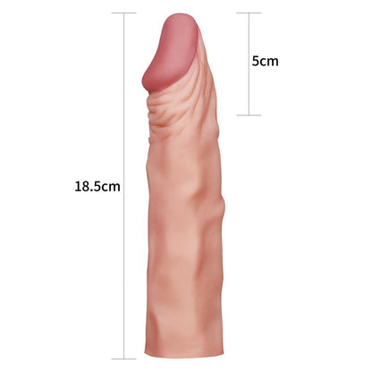 LOVETOY - FUNDA PARA EL PENE ADD 2 PLEASURE X TENDER NATURAL