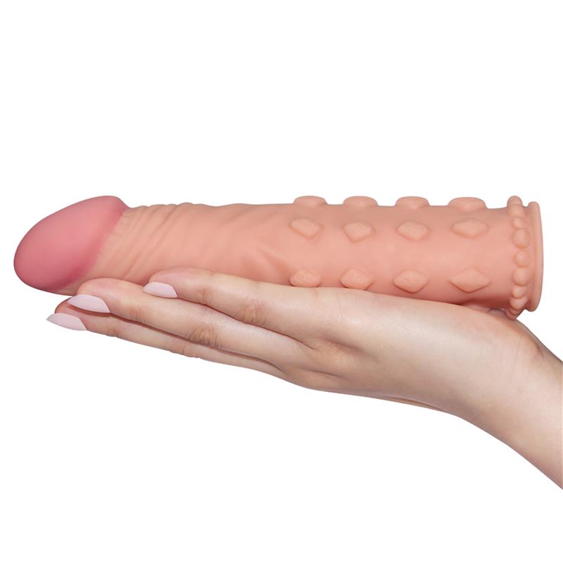 LOVETOY - FUNDA PARA EL PENE ADD 2 PLEASURE X TENDER NATURAL