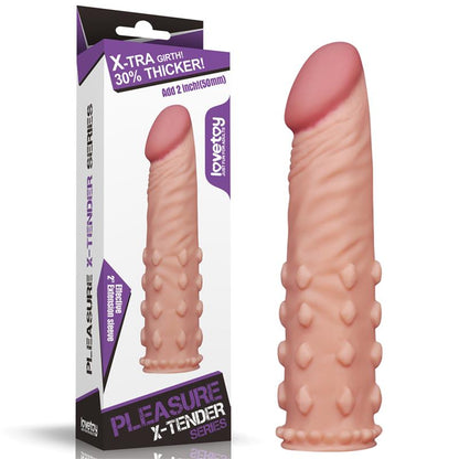 LOVETOY - FUNDA PARA EL PENE ADD 2 PLEASURE X TENDER NATURAL