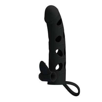 PRETTYLOVE - FUNDA PARA EL PENE CON BALA COLOR NEGRO