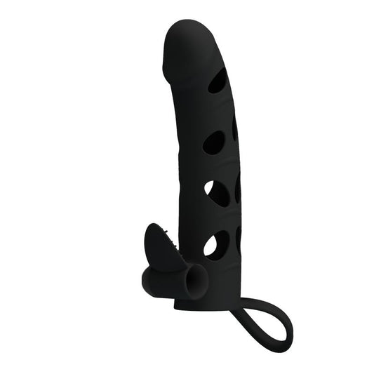 PRETTYLOVE - FUNDA PARA EL PENE CON BALA COLOR NEGRO