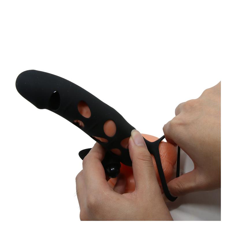 PRETTYLOVE - FUNDA PARA EL PENE CON BALA COLOR NEGRO