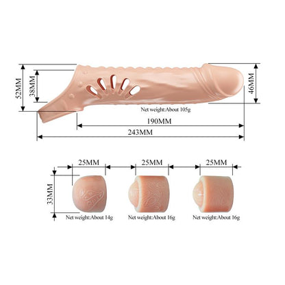 PRETTYLOVE - FUNDA PARA EL PENE CON EXTENSORES