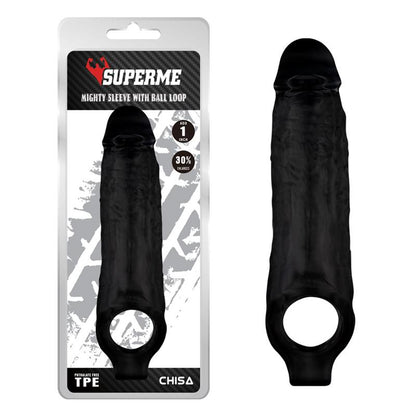 CHISA - FUNDA PARA EL PENE CON SUJECIÓN PARA LOS TESTÍCULOS MIGHTY NEGRO
