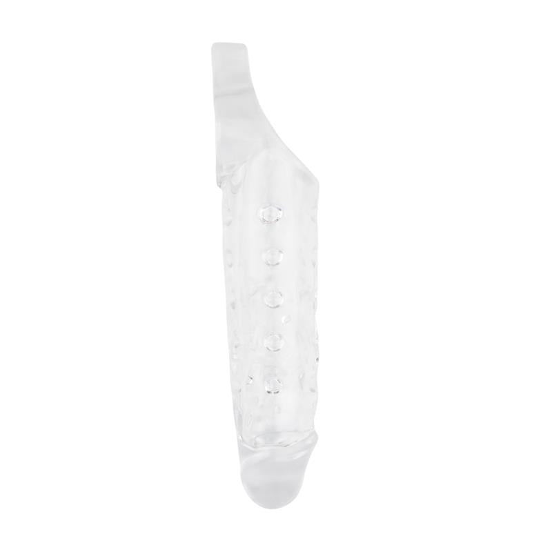 CHISA - FUNDA PARA EL PENE CON SUJECIÓN PARA TESTÍCULOS MIGHTY TRANSPARENTE