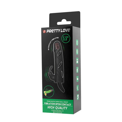 PRETTYLOVE - FUNDA PARA EL PENE CON VIBRACIÓN 5.5