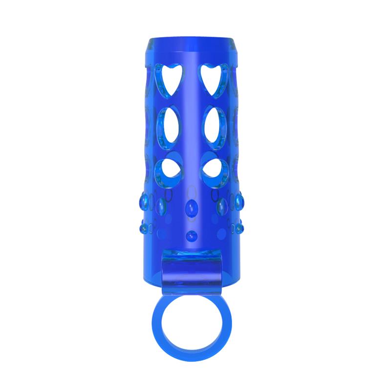 CHISA - FUNDA PARA EL PENE CON VIBRACIÓN AZUL