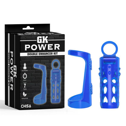CHISA - FUNDA PARA EL PENE CON VIBRACIÓN AZUL