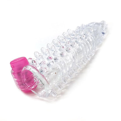 A-GUSTO - FUNDA PARA EL PENE CON VIBRACIÓN TRANSPARENTE