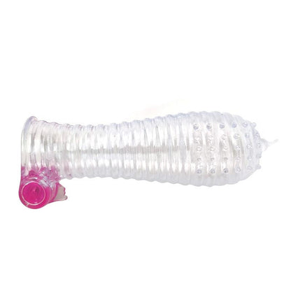 A-GUSTO - FUNDA PARA EL PENE CON VIBRACIÓN TRANSPARENTE