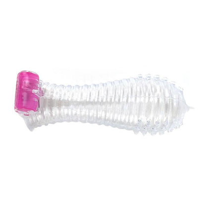 A-GUSTO - FUNDA PARA EL PENE CON VIBRACIÓN TRANSPARENTE