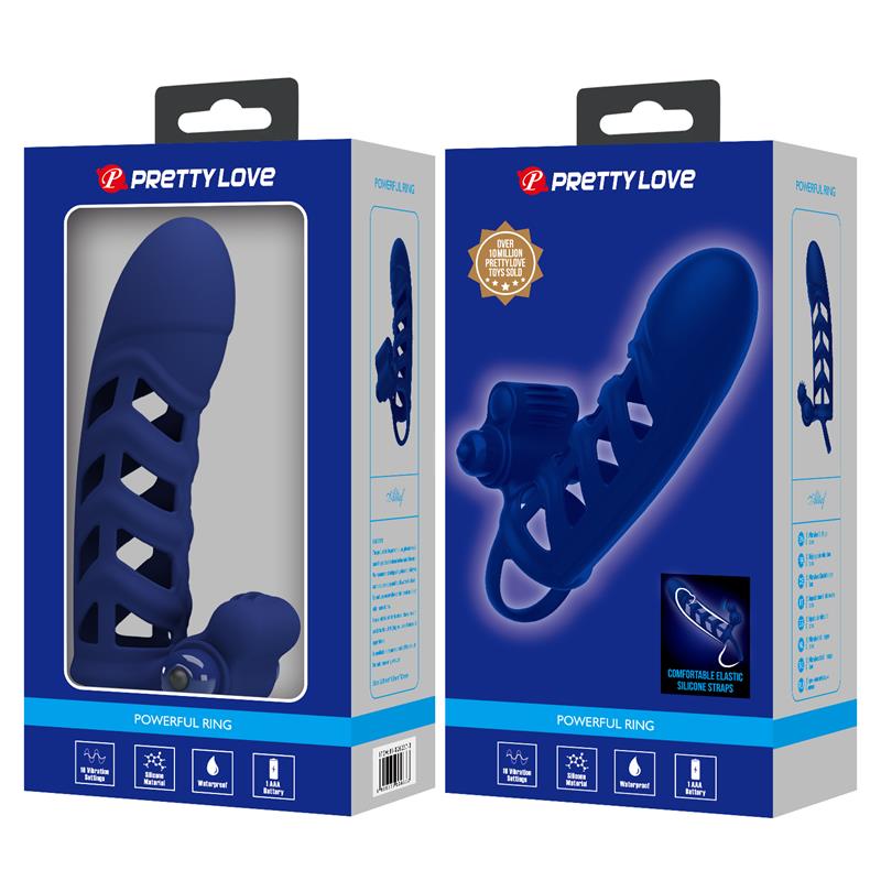 PRETTYLOVE - FUNDA PARA EL PENE CON VIBRACIÓN