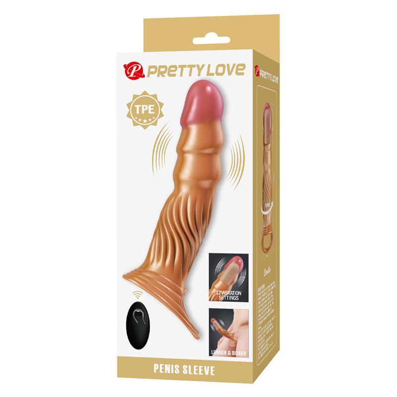 PRETTYLOVE - FUNDA PARA EL PENE CON VIBRACIÓN