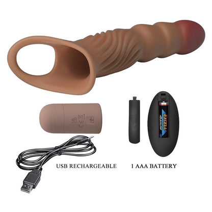 PRETTYLOVE - FUNDA PARA EL PENE CON VIBRACIÓN