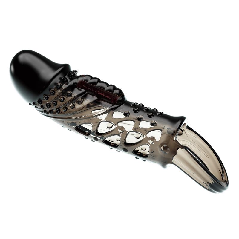 PRETTYLOVE - FUNDA PARA EL PENE CON VIBRACÓN NEGRO