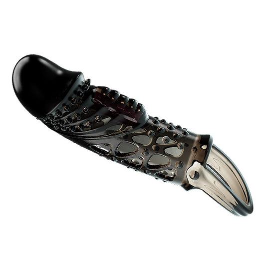 PRETTYLOVE - FUNDA PARA EL PENE CON VIBRACÓN NEGRO