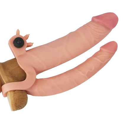LOVETOY - FUNDA PARA EL PENE DOBLE CON VIBRACIÓN +1