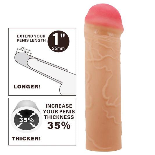 PRETTYLOVE - FUNDA PARA EL PENE EXTENDED PENIS 1 NILE