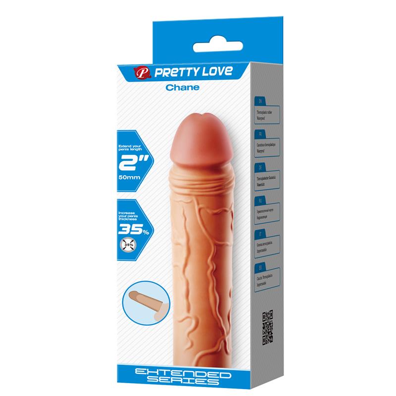 PRETTYLOVE - FUNDA PARA EL PENE EXTENDED PENIS 2 CHANE