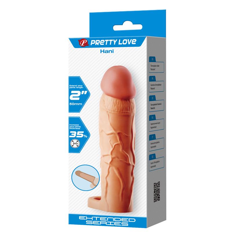PRETTYLOVE - FUNDA PARA EL PENE EXTENDED PENIS 2 HANI