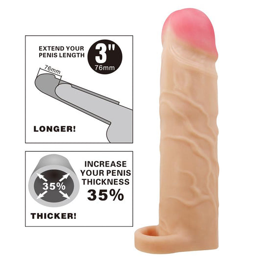 PRETTYLOVE - FUNDA PARA EL PENE EXTENDED PENIS 3 GERD