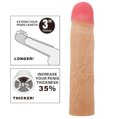 PRETTYLOVE - FUNDA PARA EL PENE EXTENDED PENIS 3 KYLIAN