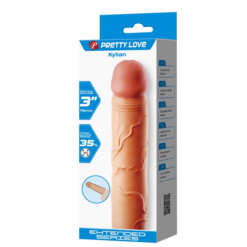 PRETTYLOVE - FUNDA PARA EL PENE EXTENDED PENIS 3 KYLIAN