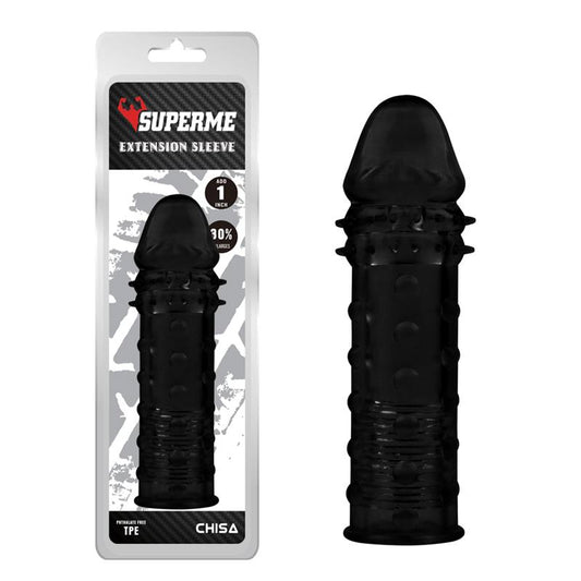 CHISA - FUNDA PARA EL PENE EXTRA TEXTURE NEGRO