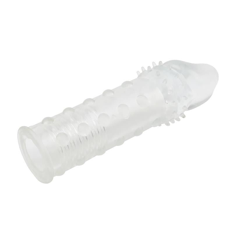 CHISA - FUNDA PARA EL PENE EXTRA TEXTURE TRANSPARENTE
