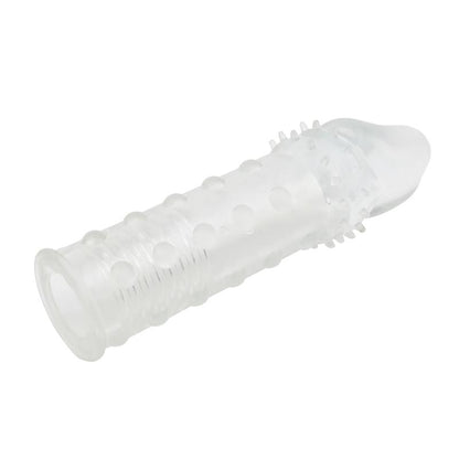 CHISA - FUNDA PARA EL PENE EXTRA TEXTURE TRANSPARENTE