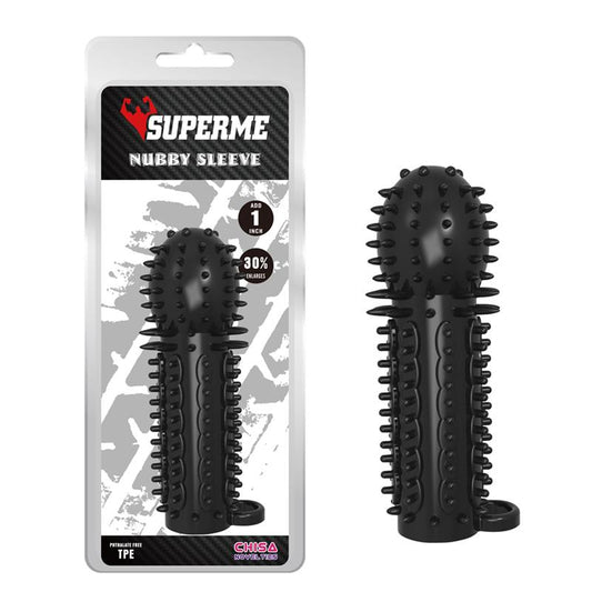 CHISA - FUNDA PARA EL PENE NUBBY NEGRO