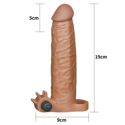 LOVETOY - FUNDA PARA EL PENE PLEASURE X-TENDER MARRON ADD 2