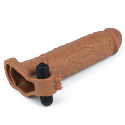 LOVETOY - FUNDA PARA EL PENE PLEASURE X-TENDER MARRON ADD 2