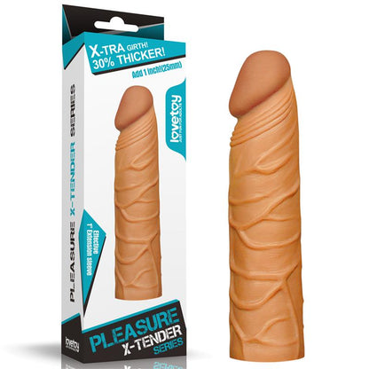 LOVETOY - FUNDA PARA EL PENE PLEASURE X TENDER MARRÓN