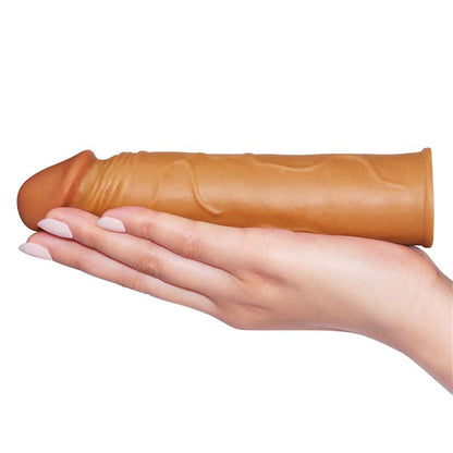 LOVETOY - FUNDA PARA EL PENE PLEASURE X TENDER MARRÓN